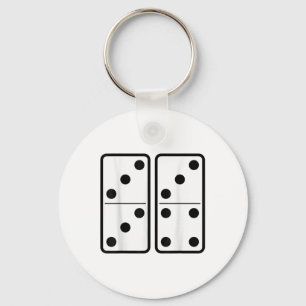 67 Domino Six Seven Tiles Meme Retro Gamer Vintage Key Ring