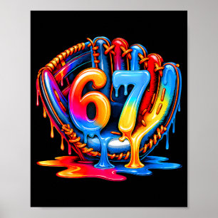 67 Drip Baseball Life Style 101 Apparel Youth Drip Poster