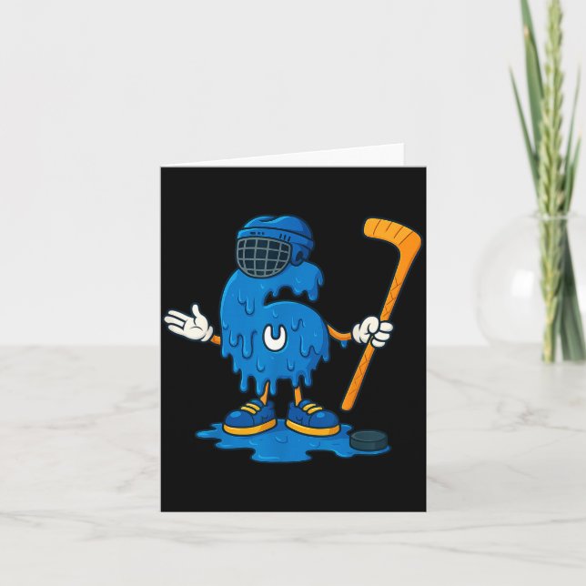 67 Drip Ice Cream Hockey Player  Card (Front)