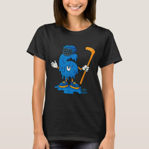 67 Drip Ice Cream Hockey Player  T-Shirt