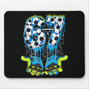 67 Drip Soccer Gen Alpha Slang Six Seven Meme  Mouse Pad
