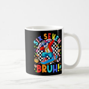 67 easter day six seven bruh rabbit bunny dabbing coffee mug