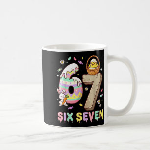 67 Easter Six Seven Bunny Chick Easter Egg Funny 6 Coffee Mug