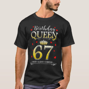 67 & Fabulous 67 Years Old 67th Birthday For Women T-Shirt