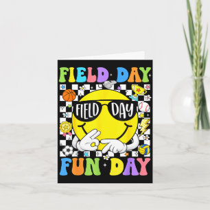 67 field day fun day six seven smile face teacher card