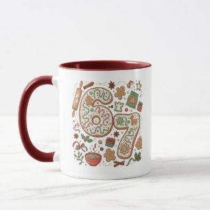 67 Funny 6 7 Six Seven Gingerbread Cookie Holiday Mug
