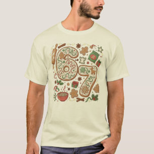 67 Funny 6 7 Six Seven Gingerbread Cookie Holiday T-Shirt