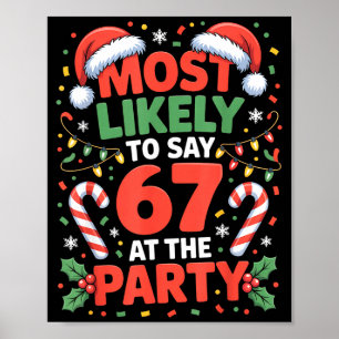 67 Funny Christmas Meme Most Likely To Say 67 At T Poster