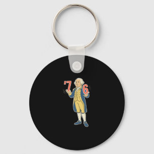 67 Funny George Washington Meme Six Seven Gen Alph Key Ring