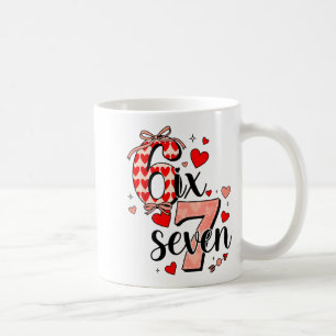 67 Funny Love Hearts Six Seven Meme Valentines Day Coffee Mug