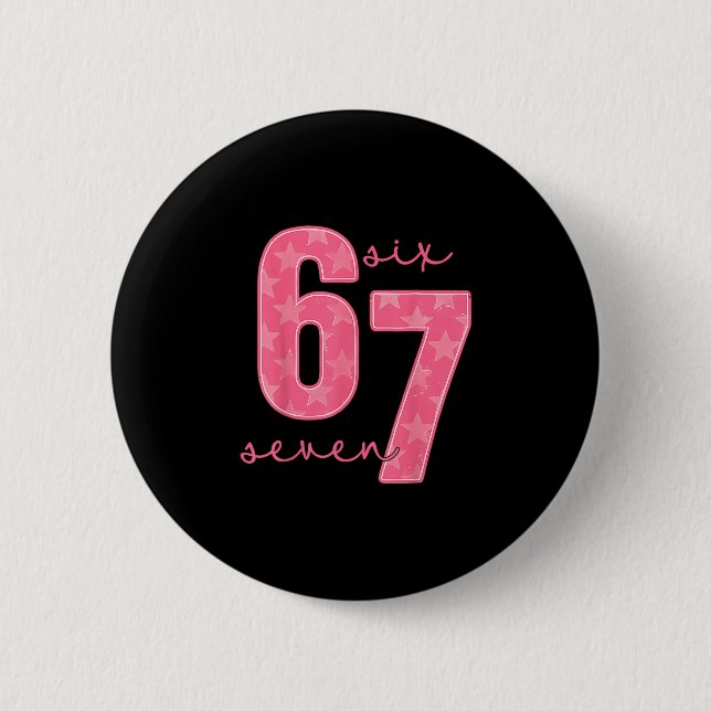 67 Funny Meme 1  6 Cm Round Badge (Front)