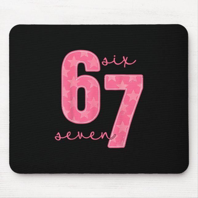 67 Funny Meme 1  Mouse Pad (Front)