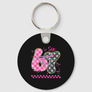 67 Funny Meme Filled With Hearts Six Seven Valenti Key Ring
