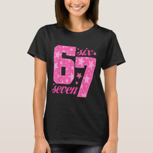 67 Funny Meme Pink Girl T-Shirt