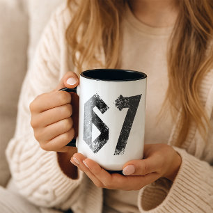 67 Funny Meme Six Seven Gen Alpha Mug