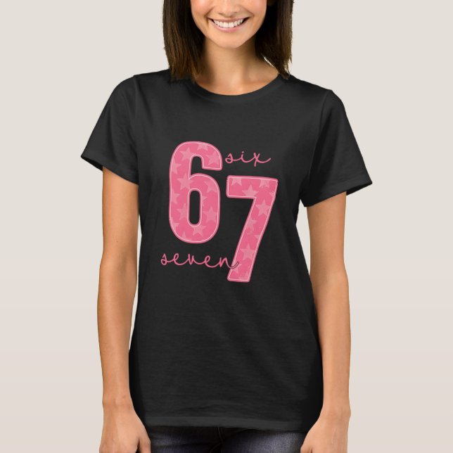 67 Funny Meme  T-Shirt (Front)
