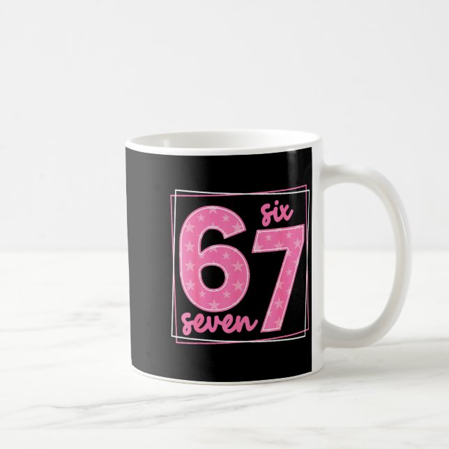 67 Funny Number 67 Birthday Meme  Coffee Mug (Right)