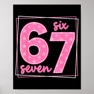 67 Funny Number 67 Birthday Meme Poster