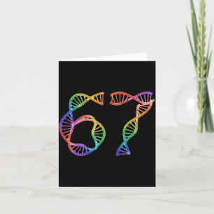67 Funny Number Meme Dna Replication Molecular Bio Card