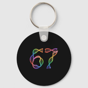 67 Funny Number Meme Dna Replication Molecular Bio Key Ring
