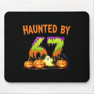 67 Funny Six Seven Gen Alpha Z Halloween 67 Haunte Mouse Pad