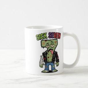 67 Funny Zombie Six Seven Humor Meme Brainrot Sick Coffee Mug