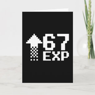 67 Gaming Kids Drip Meme Funny Six Seven Gen Alpha Card