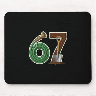 67 Garden Humor Gardening Birthday Design  Mouse Pad