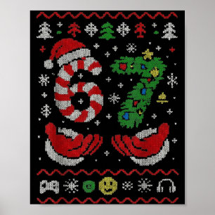 67 Gen Alpha Meme Ugly Christmas 6 7 Family Matchi Poster