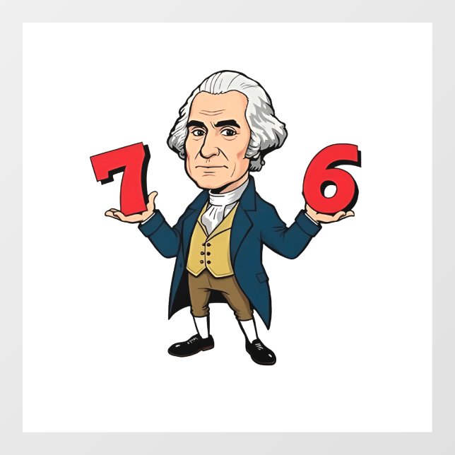 67 George Washington 7-6 Six Seven Meme 67  (Sheet)
