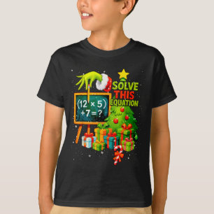 67 Green Teacher Christmas Six Seven Meme Brainrot T-Shirt