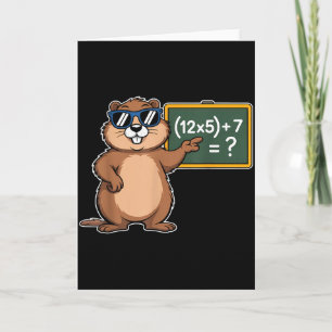 67 Groundhog Day 6-7 Meme Math Teacher Six Seven K Card
