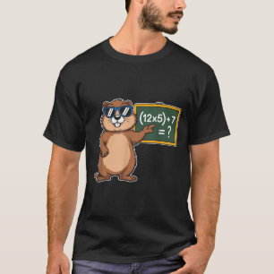 67 Groundhog Day 6-7 Meme Math Teacher Six Seven K T-Shirt