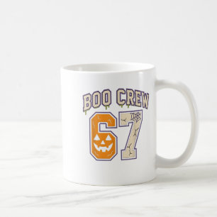 67 Halloween Boo Crew Sports Jersey Brainrot Meme Coffee Mug