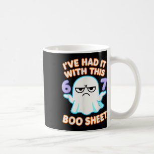 67 Halloween Costume Boo Sheet 6 7 Meme Six Seven  Coffee Mug