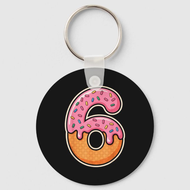 67 Halloween Costume Duo Matching Number 6 And 7 I Key Ring (Front)