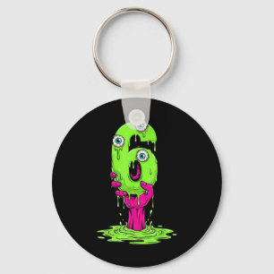 67 Halloween Costume Funny Number 6 Six Meme For G Key Ring