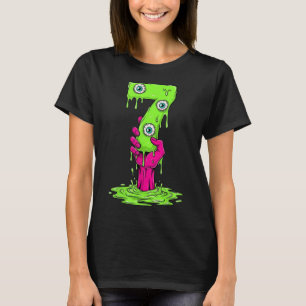 67 Halloween Costume Funny Number 7 Seven Meme For T-Shirt