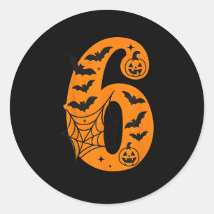 67 Halloween Matching Twin Boys Girls Brothers Sis Classic Round Sticker