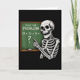 67 Halloween Math Funny Six Seven Meme Brainrot Sk Card