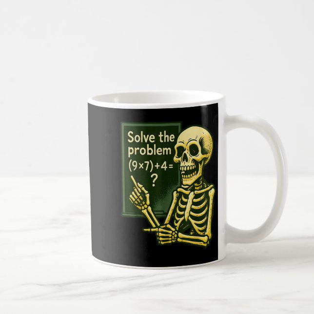 67 Halloween Math Funny Six Seven Meme Brainrot Sk Coffee Mug (Right)