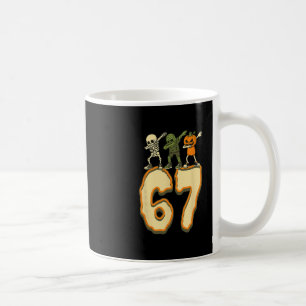 67 Halloween Meme 6 7 Numbers Six Seven Funny Kids Coffee Mug