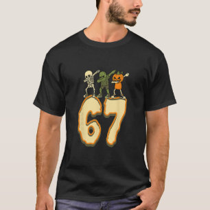 67 Halloween Meme 6 7 Numbers Six Seven Funny Kids T-Shirt