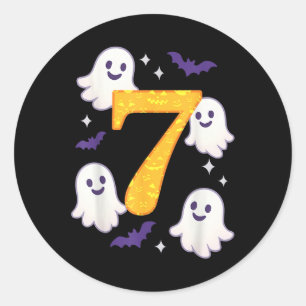 67 Halloween Meme Funny Six Seven Halloween Costum Classic Round Sticker