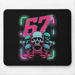 67 Halloween Scp Horror Face Scary Costume Shirt H Mouse Pad