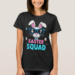 67 happy easter squad bunny funny for kids boys67 T-Shirt