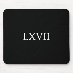 67 History Meme Six Seven Historian Funny History Mouse Pad
