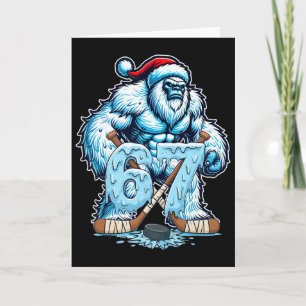 67 Hockey Drip Number Funny Meme Style Boys Graphi Card