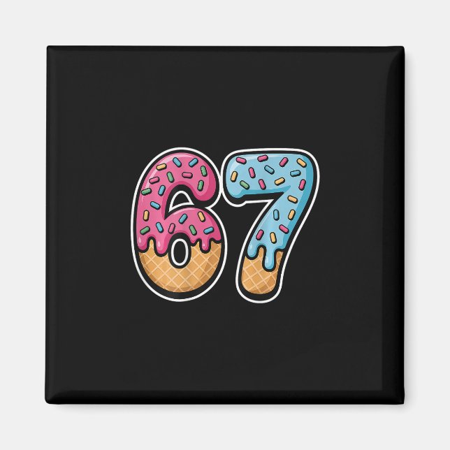 67 Ice Cream Drip (ck Only)  Magnet (Front)