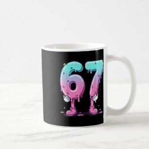 67 Ice Cream Drip (front) Six Seven Meme For Gen A Coffee Mug